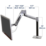 Ergotron LX HD Sit-Stand Desk Arm (6.4–13.6 kg)
