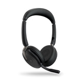 【限量】Jabra Evolve2 65 Flex 商務折疊頭戴式主動降噪藍牙耳機麥克風(含無線充電板) (#CHEVRONPRO)