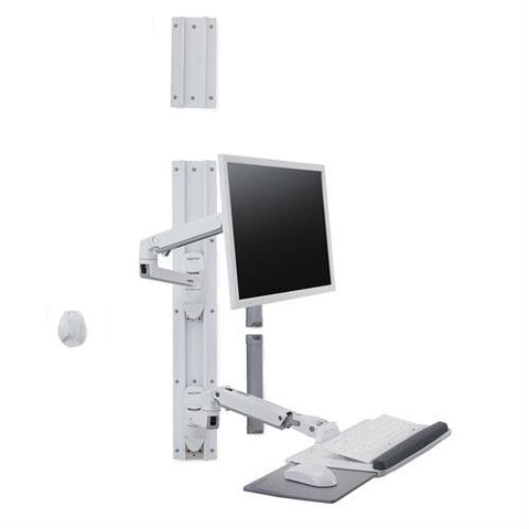 Ergotron LX Wall Mount System (White)