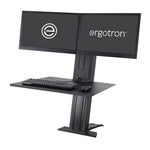 Ergotron WorkFit-SR, Dual Monitor, Sit-Stand Desktop Workstation