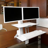 Ergotron WorkFit-SR, Dual Monitor, Sit-Stand Desktop Workstation