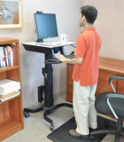 Ergotron WorkFit-C, Single HD Sit-Stand Workstation