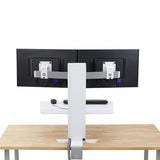 Ergotron WorkFit-SR, Dual Monitor, Sit-Stand Desktop Workstation