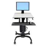 Ergotron WorkFit-C, Single LD Sit-Stand Mobile Desk