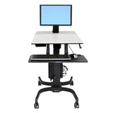 Ergotron WorkFit-C, Single LD Sit-Stand Mobile Desk